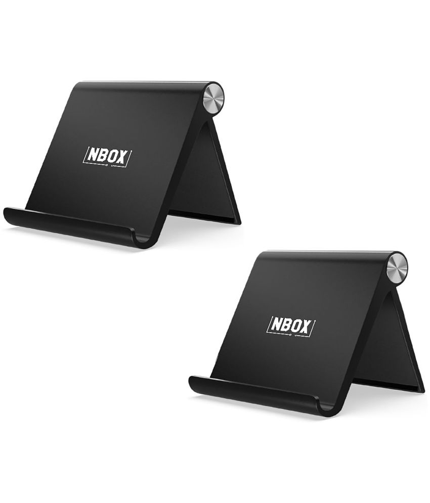     			NBOX "Combo Deal" Foldable Universal Tablet & Phone Stand Compatible Desk Mobile Holder