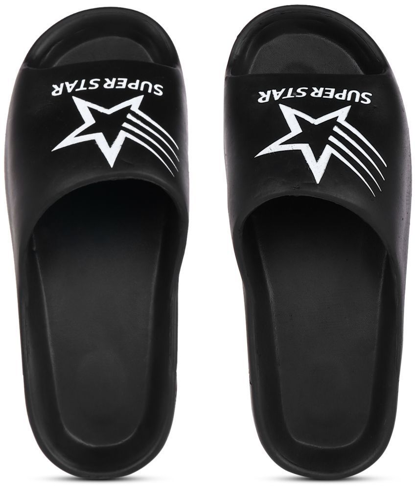     			Pampy Angel - Black Men's Slide Flip flop