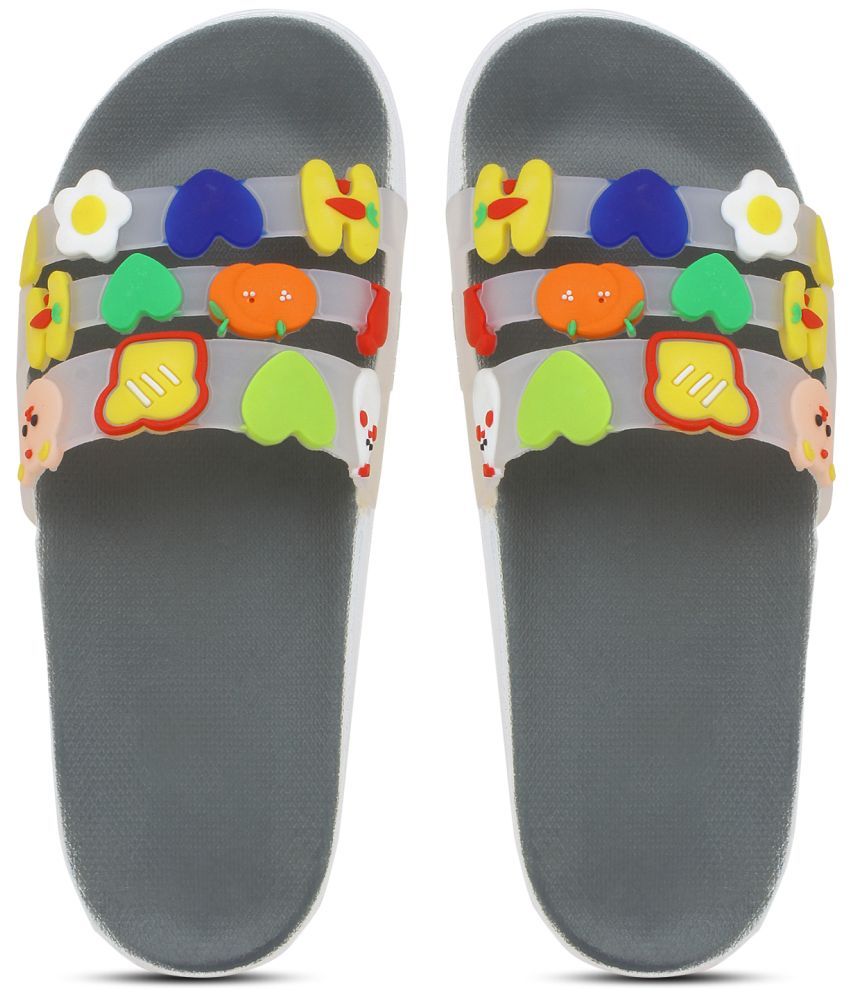     			Pampy Angel - Light Grey Women's Slide Flip flop