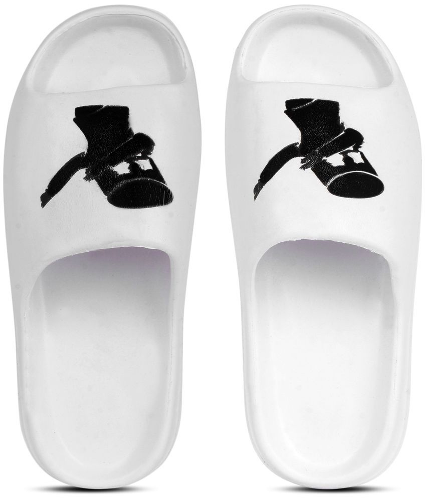     			Pampy Angel - White Men's Slide Flip flop