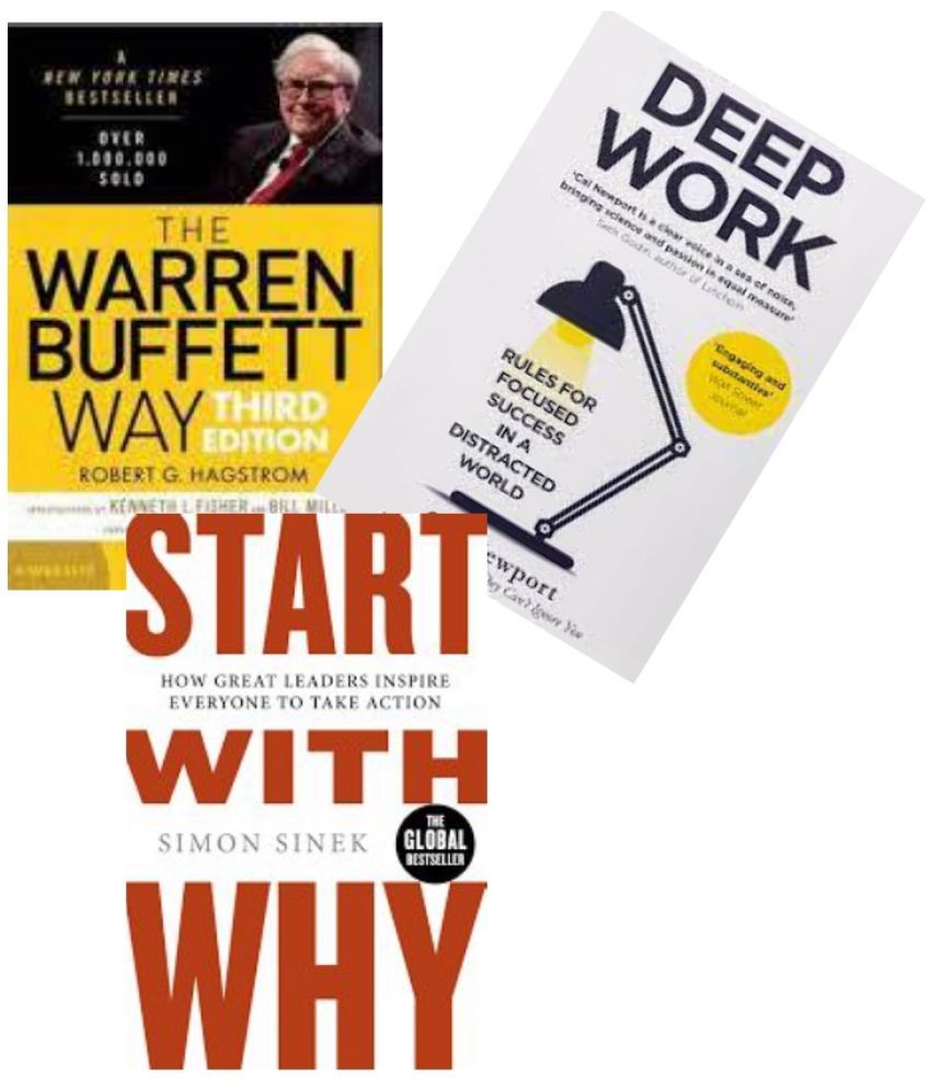    			The Warren Buffett Way + Start With Why + Deep Work