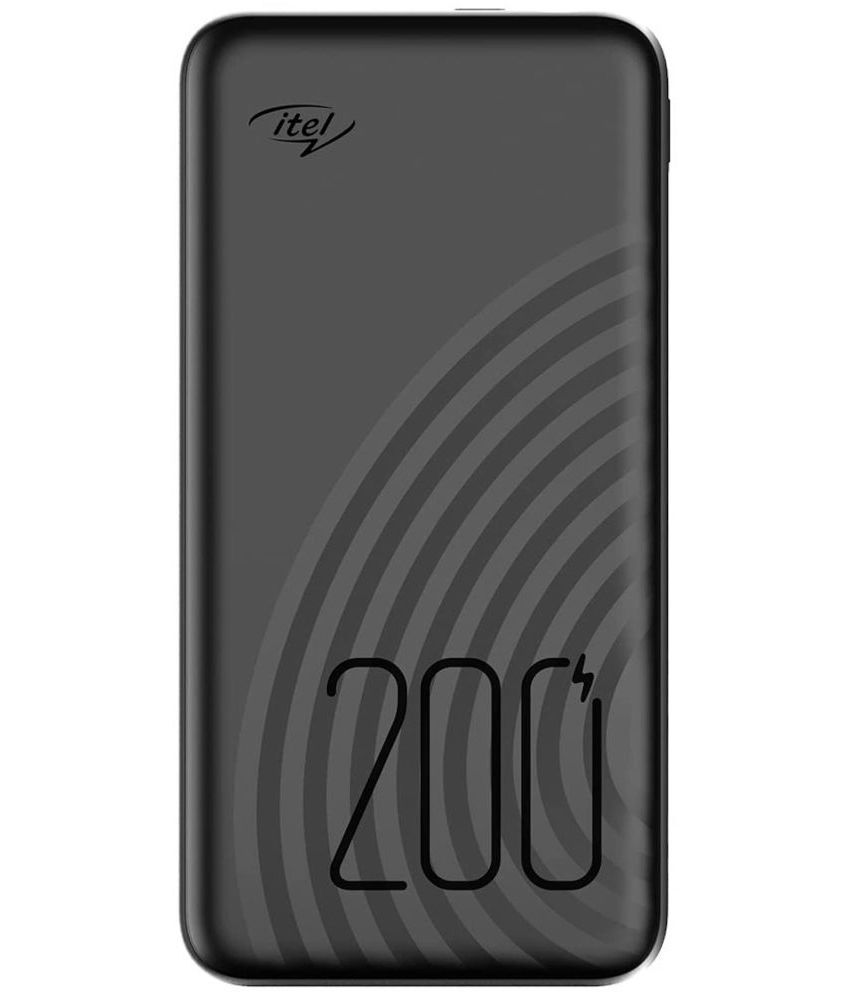     			Itel Power Go Star 200 PB-20000 mAh (11W) Fast Charging Lithium_Polymer with Torch and Free Micro USB Cable (Black) Compatible with Mobile/Tablets