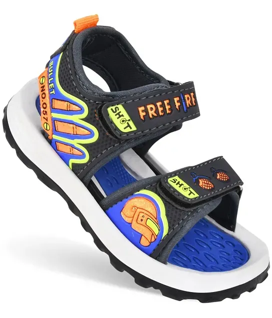 Buy Sandals For Kids: Drs-102-Blu-Ylw | Campus Shoes