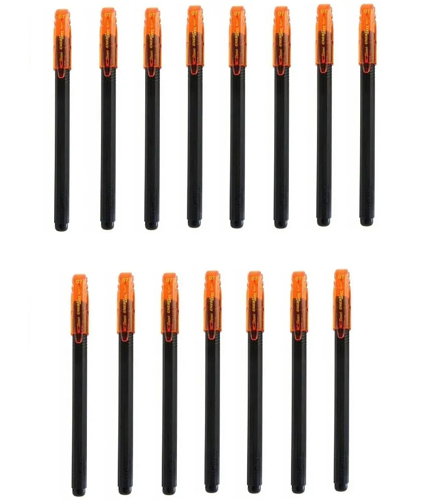 Pentel Energel Bl-417 Orange Ink Color Roller Gel Pen (Pack Of 15, Orange):  Buy Online at Best Price in India - Snapdeal