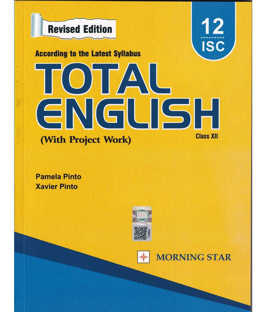     			ISC Total English for Class 12 - Examination 2023-2024 (Latest Syllabus)