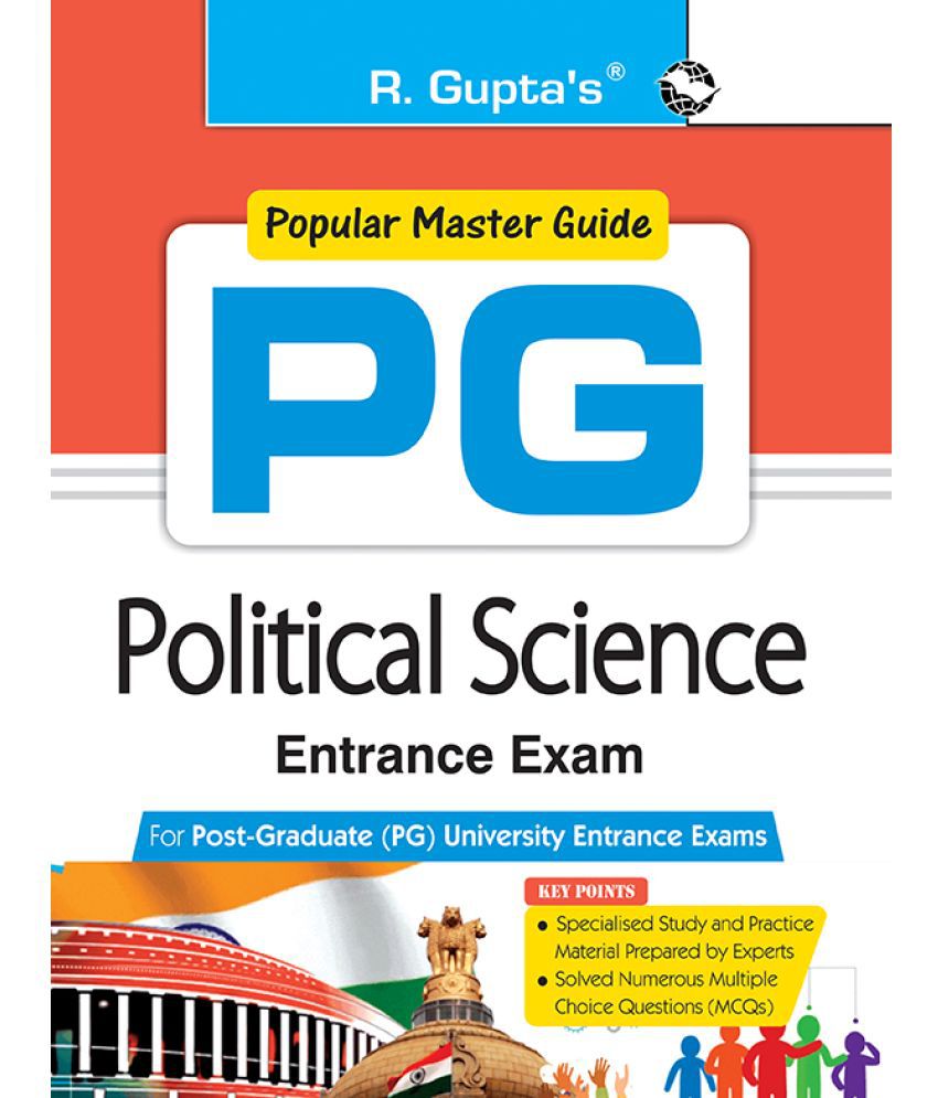     			PG : POLITICAL SCIENCE Entrance Exam Guide