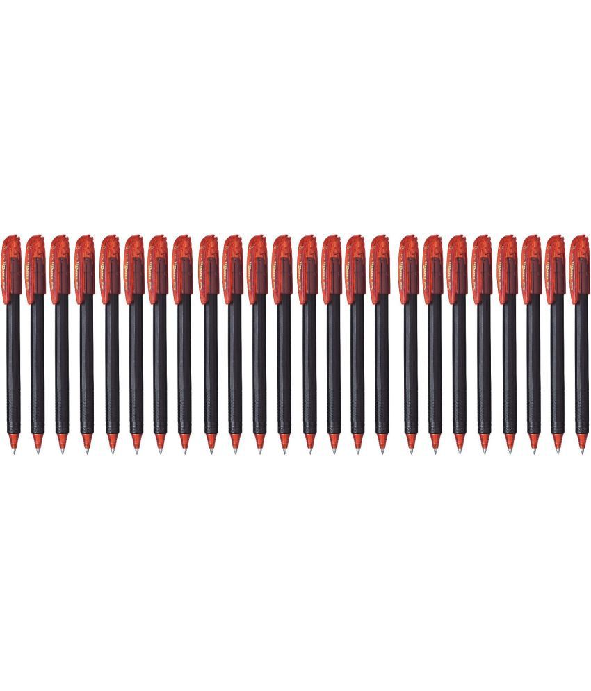     			Pentel Energel Gel Pen (Pack Of 24, Red)