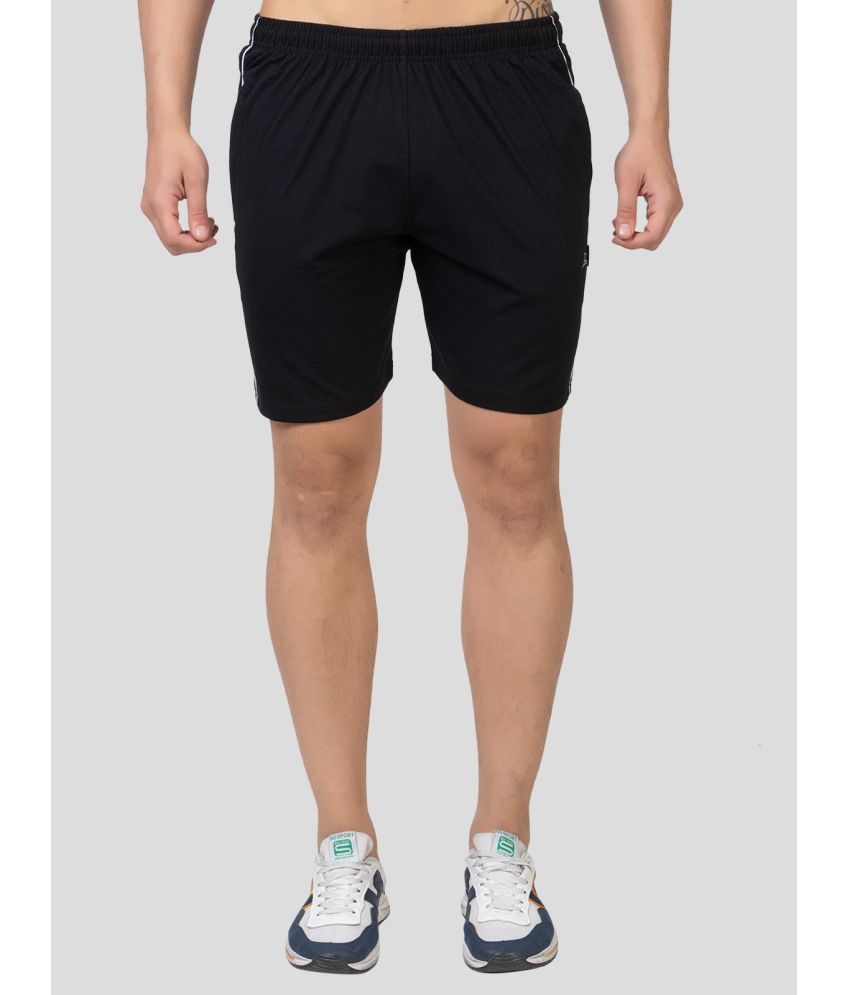     			Zeffit - Black Cotton Blend Men's Shorts ( Pack of 1 )