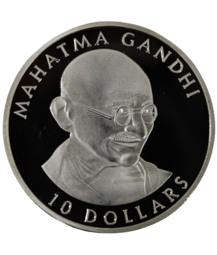     			newWay - 10 Dollars (2002) "Mahatma Gandhi" 1 Numismatic Coins