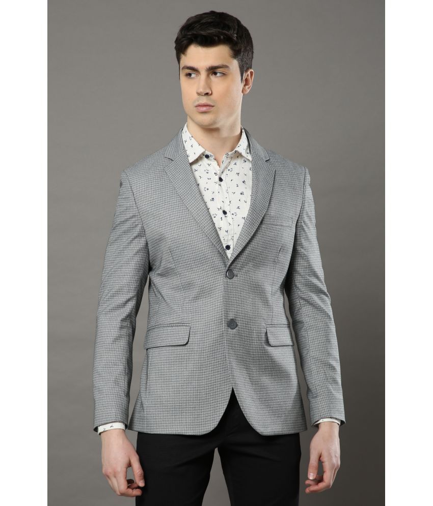     			Cool Colors - Dark Grey Polyester Slim Fit Men's Blazer ( Pack of 1 )