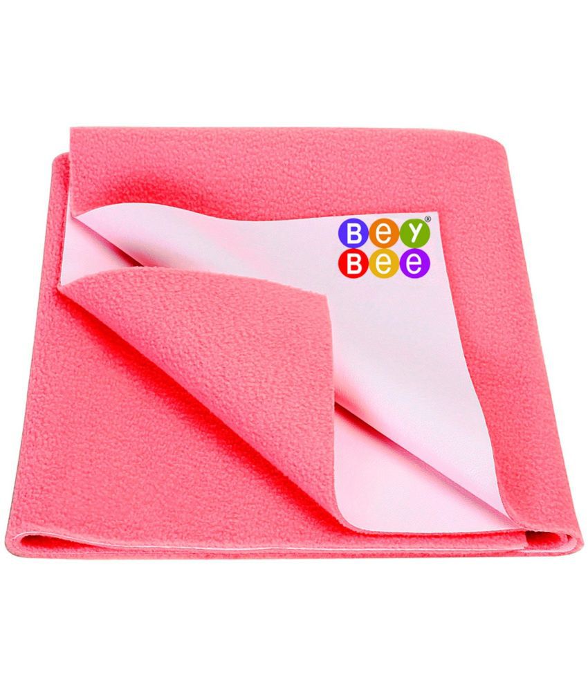     			Beybee - Pink Laminated Bed Protector Sheet ( Pack of 1 )