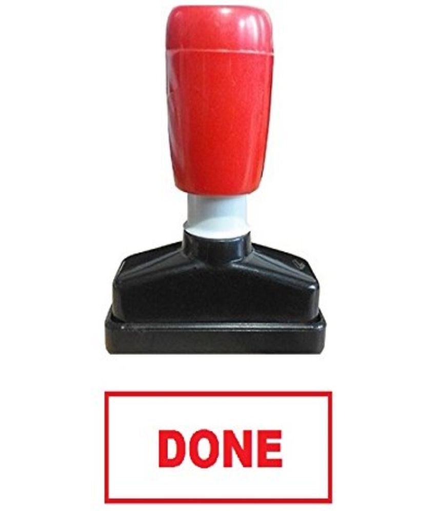     			Dey's Stationery Store Done Pre-Inked Rubber Stamp Office Stationary Message - Done( Red Pack of 1 )