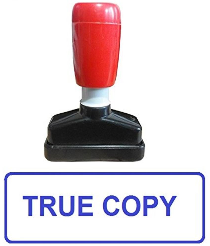     			Dey 's Stationery Store True Copy Pre-Inked Rubber Stamp Office Stationary Message - True Copy ( Blue Pack of1 )