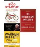 100 dollar startup + The warren buffett way + The Intelligent Investor