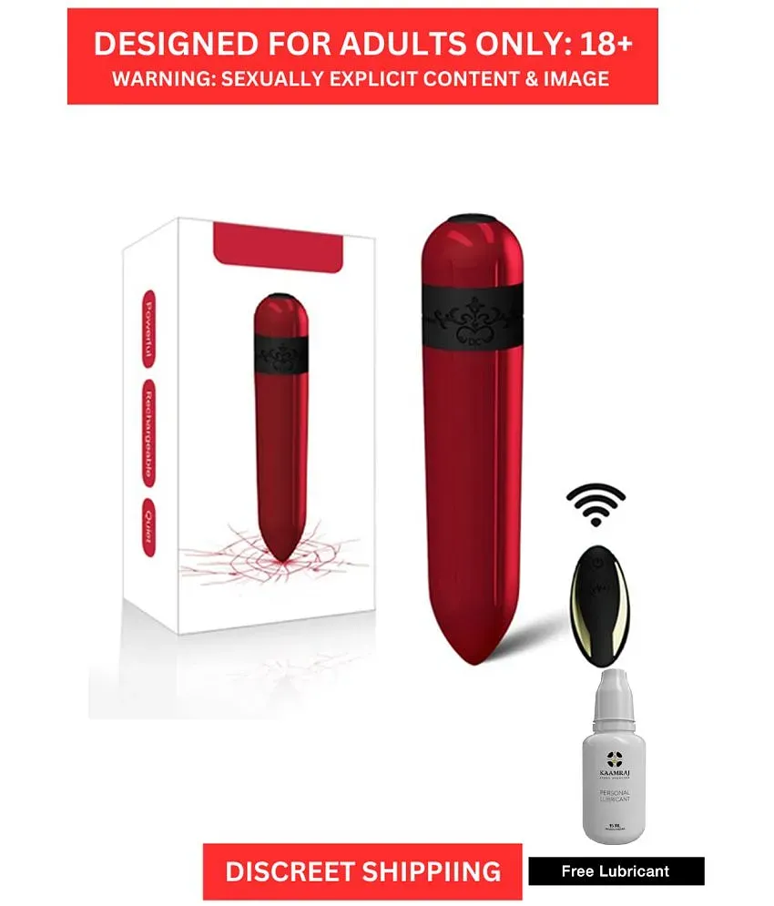 Bullet vibrator for women with no noise and USB charging and remote control  to operate multi-frequency vibrations and a free lubricant: Buy Bullet  vibrator for women with no noise and USB charging