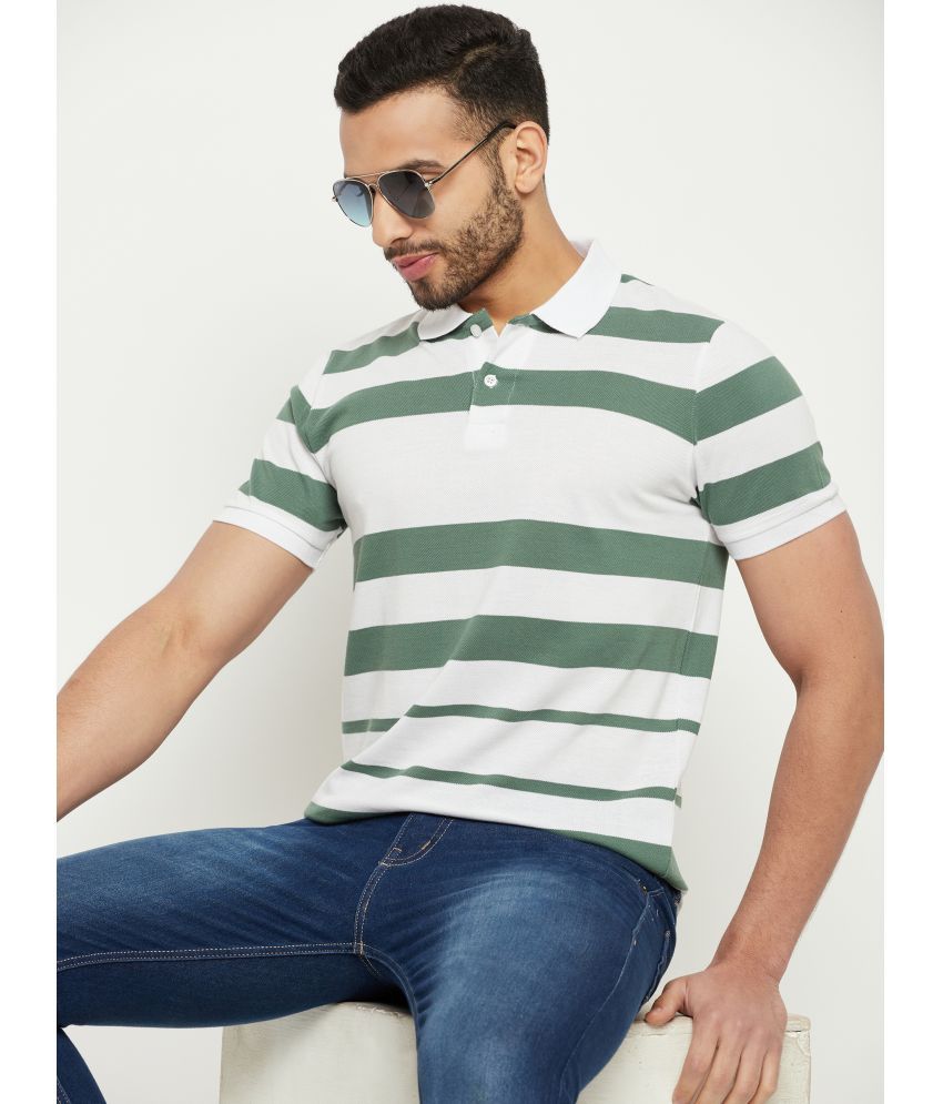     			AUSTIN WOOD - Multicolor Cotton Blend Regular Fit Men's Polo T Shirt ( Pack of 1 )