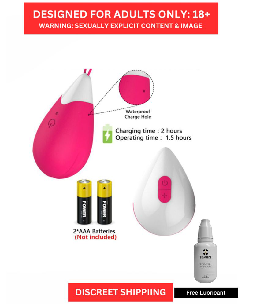     			Jumping Wireless Egg Vibrator With a Remote Controller, Waterproof Bullet And a Free Lubricant