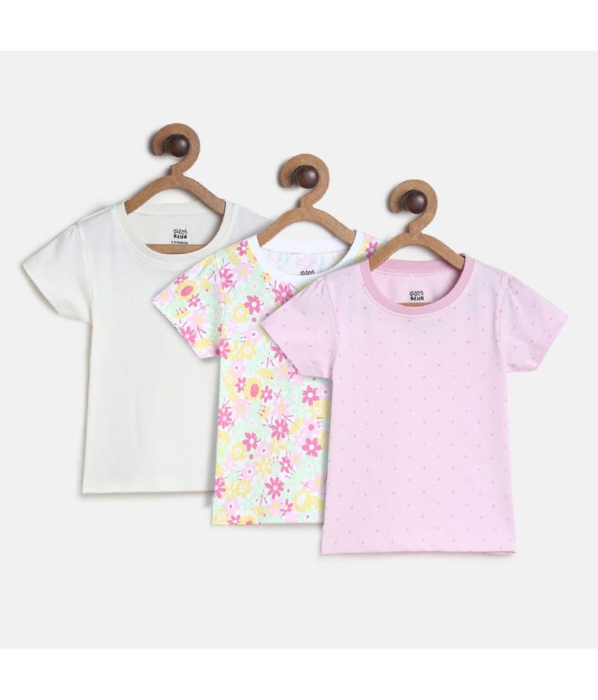     			MINI KLUB - Multi Baby Girl T-Shirt ( Pack of 3 )