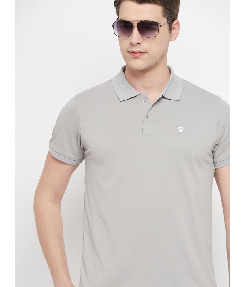     			OGEN - Grey Cotton Blend Regular Fit Men's Polo T Shirt ( Pack of 1 )