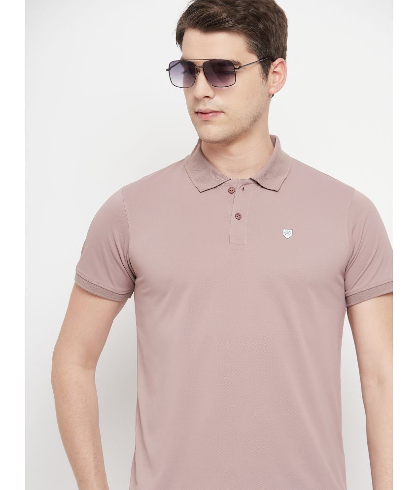     			OGEN - Peach Cotton Blend Regular Fit Men's Polo T Shirt ( Pack of 1 )