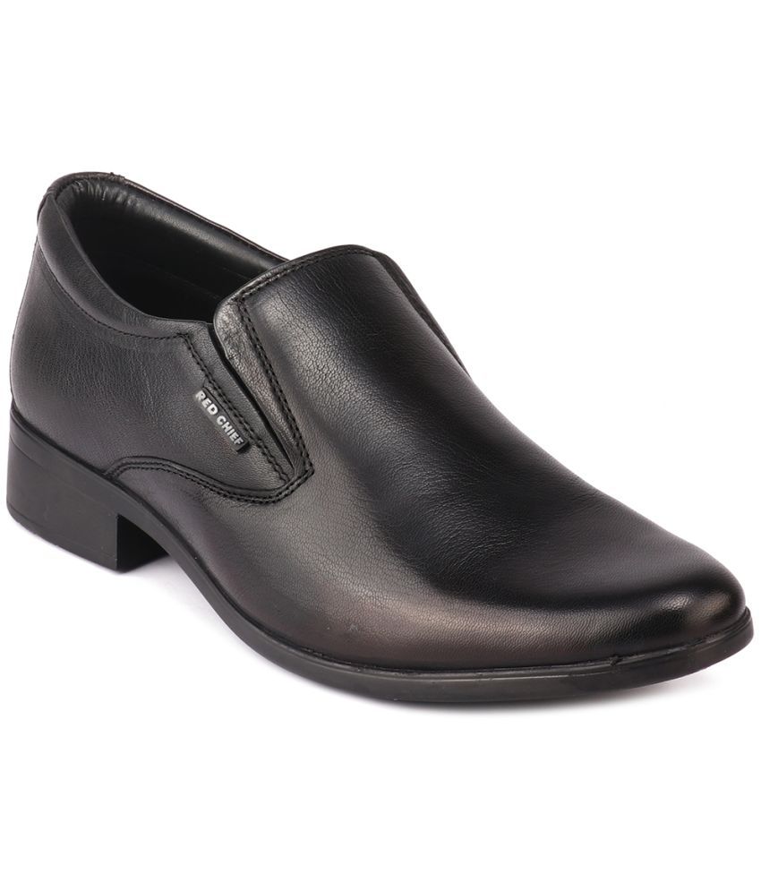     			Red Chief Black Men's Slip On Formal Shoes