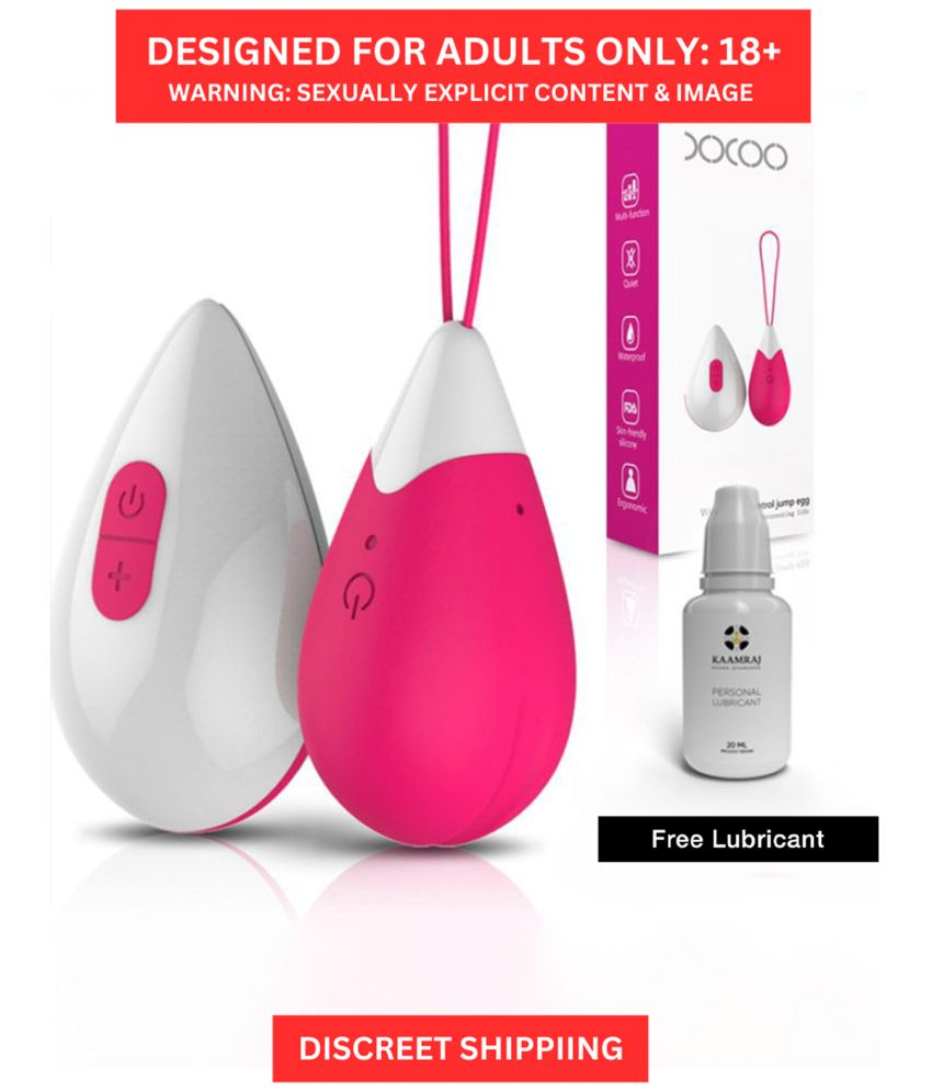     			Remote Controlled Egg USB Powerd Vagina And Anal Eggs For Women by Naughty Night + Free Kaamraj Lube