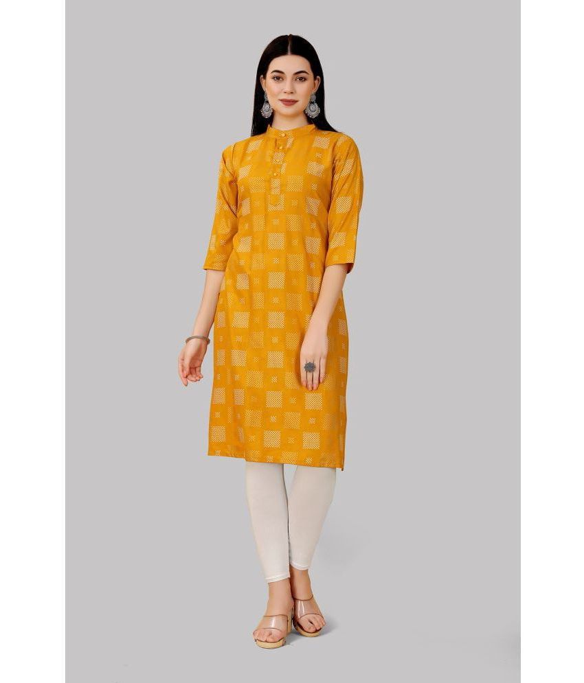     			SVG - Orange Straight Rayon Women's Stitched Salwar Suit ( Pack of 1 )