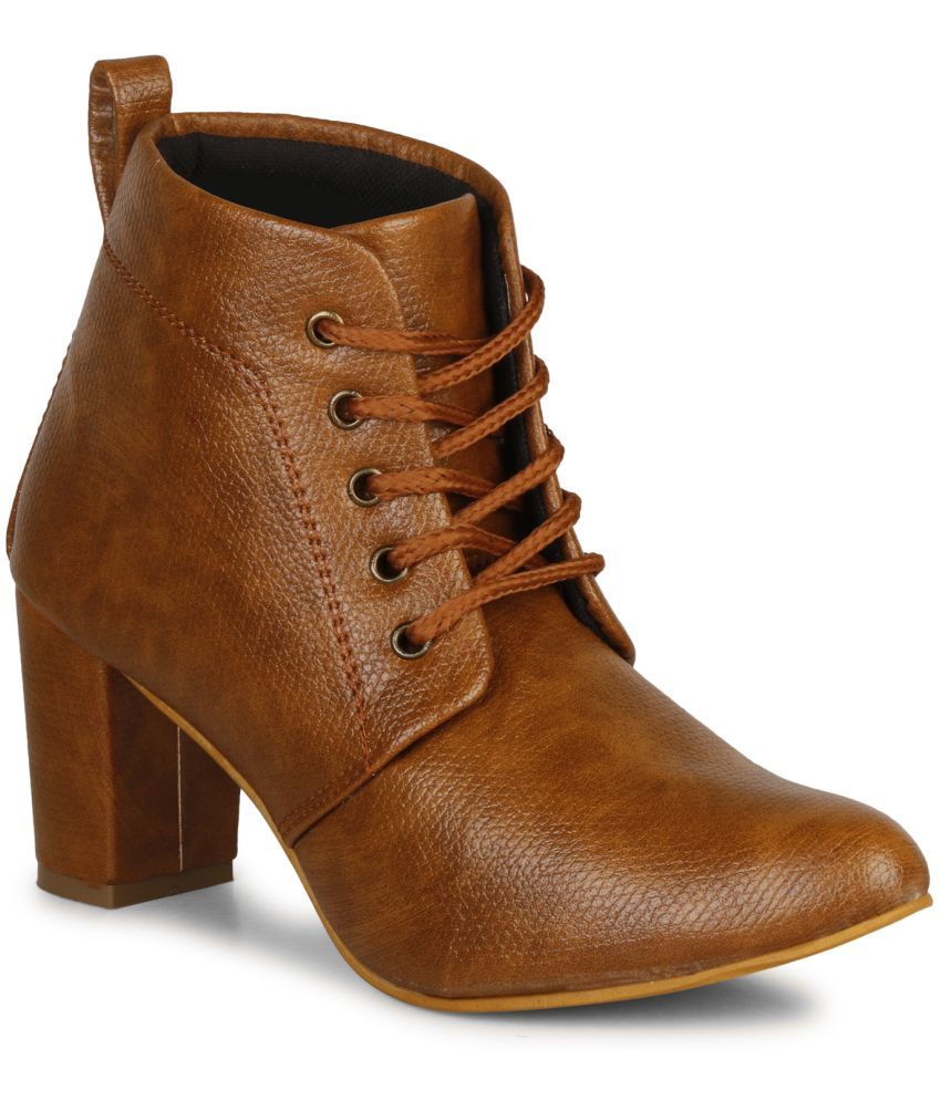     			Saheb - Brown Women's Ankle Length Boots