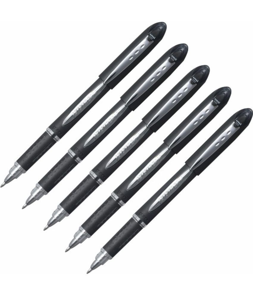     			Uni Ball Premium Roller Pen Roller Ball Pen (Pack Of 5, Black)