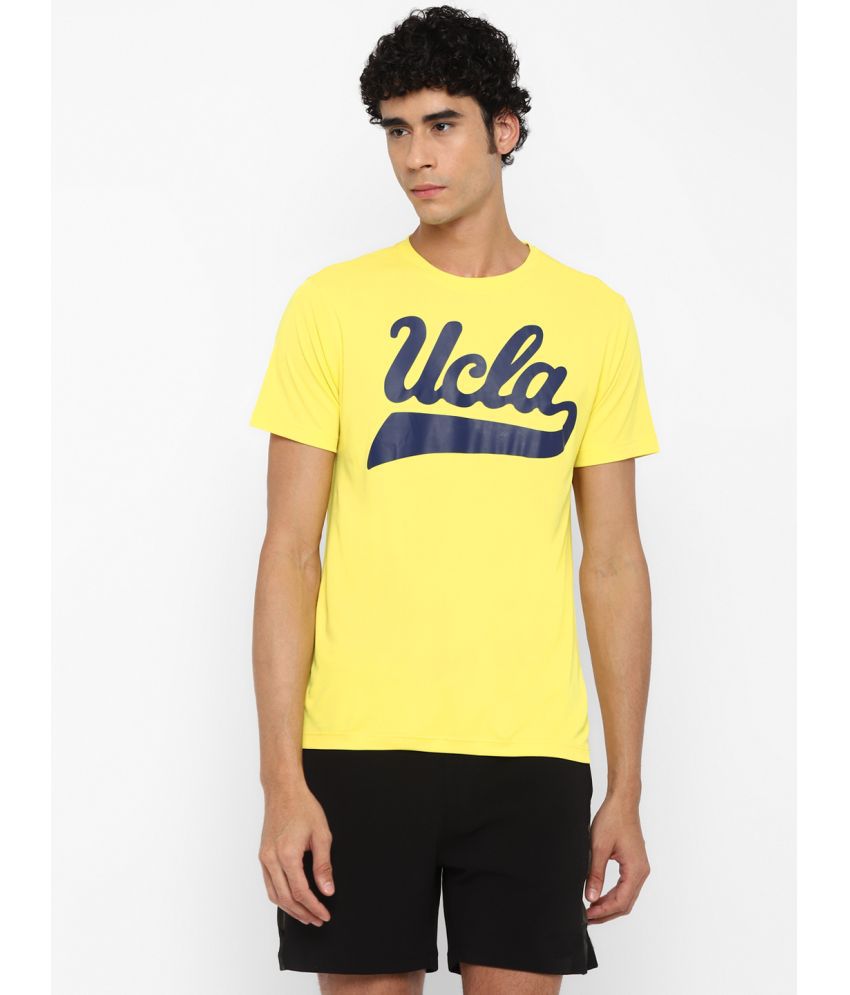     			UCLA - Yellow Polyester Regular Fit Men's T-Shirt ( Pack of 1 )