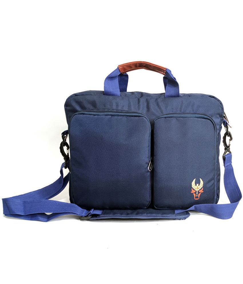     			krishiv Blue Polyester Office Bag