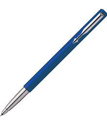 Parker Vector Standard Chrome Trim Blue Body Color Roller Ball Pen
