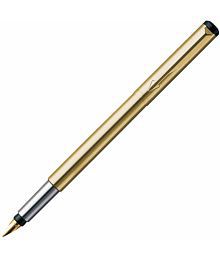 Parker Vector Gold Fountain Pen Gold Trim Fountain Pen (Blue)