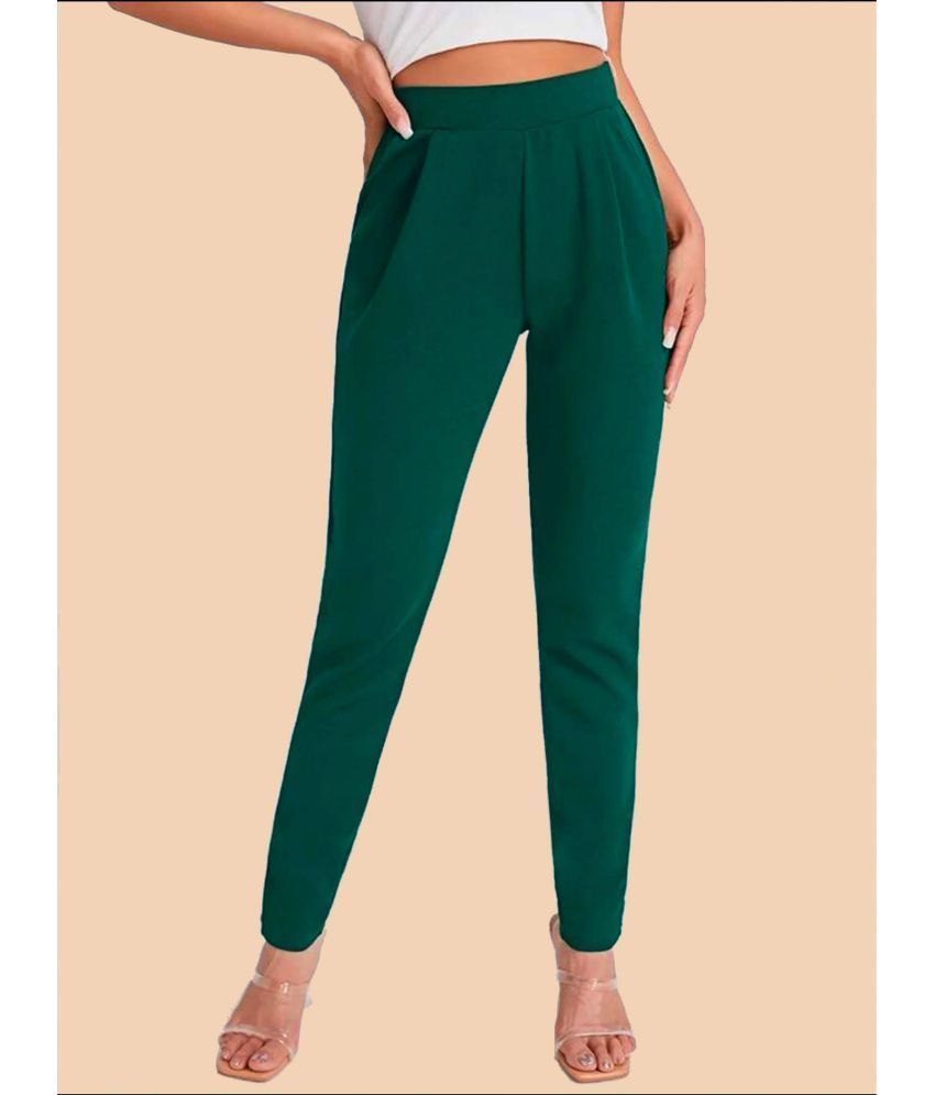     			Dream Beauty Fashion - Polyester Regular Fit Green Women's Jeggings ( Pack of 1 )