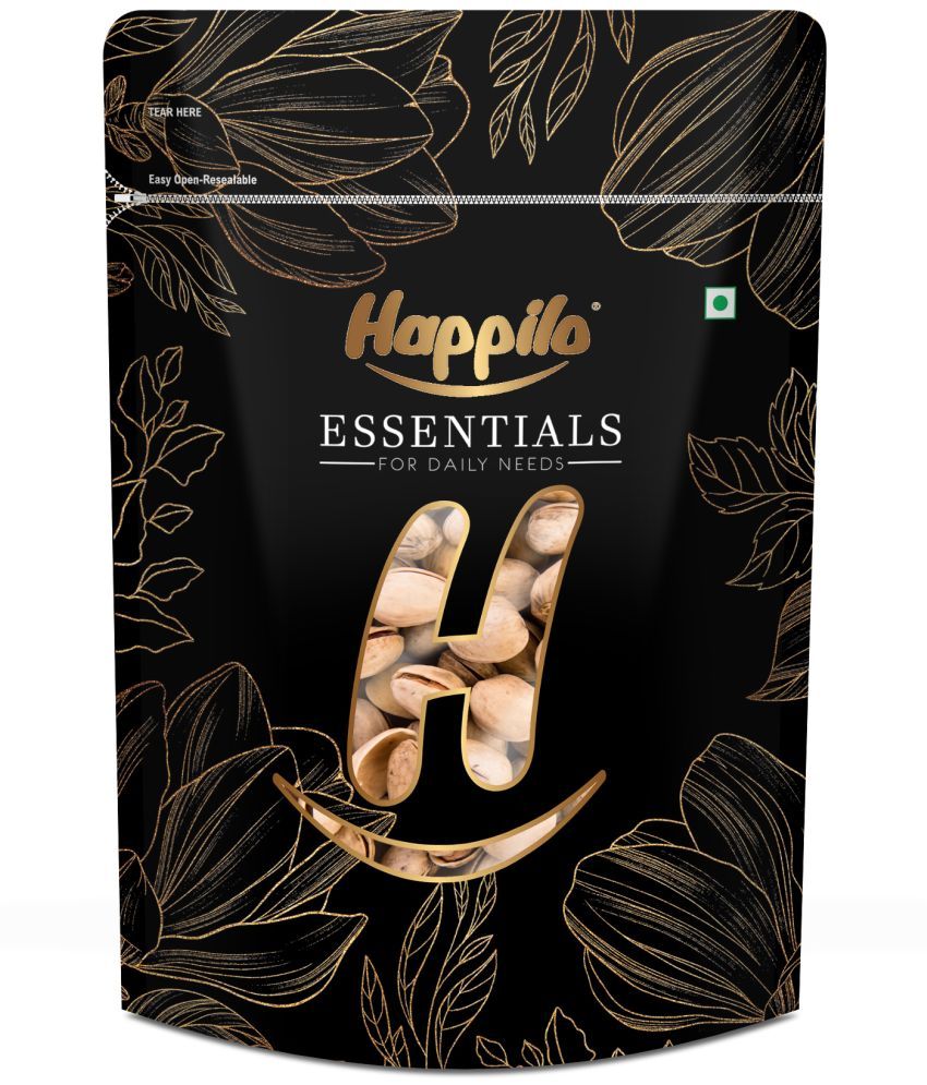     			Happilo Essentials Californian Popular Pistachios 500g, Raw Healthy Snack, Gluten Free, Good Source of Protein, Carb Friendly