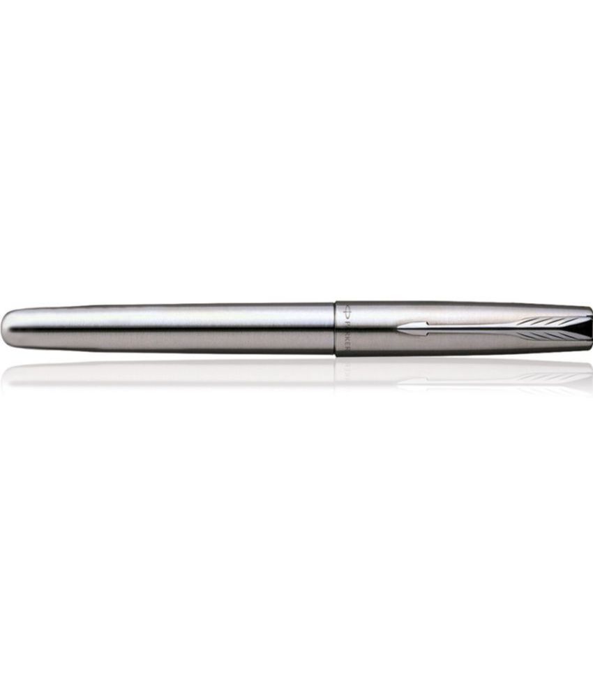     			Parker Frontier Stainless Steel Chrome Trim Roller Ball Pen