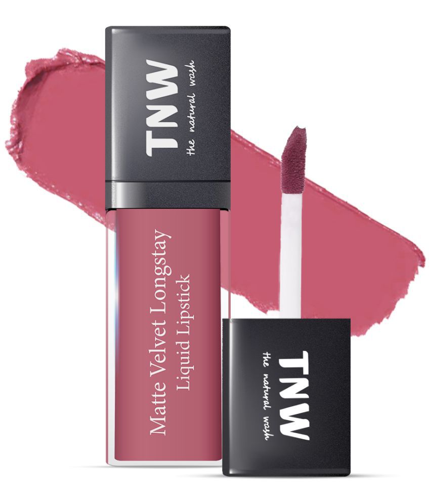     			TNW- The Natural Wash Matte Velvet Longstay Liquid Lipstick (07) Berry Much, Deep Berry, 5ml