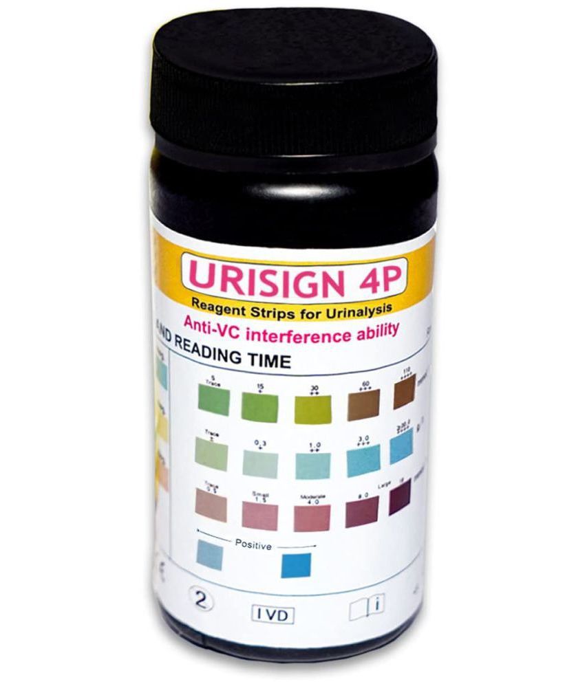 Urisine - 4P(Glu+Pro+Ket+Albu) 51-100 Sugar Strips Expiry April 2024