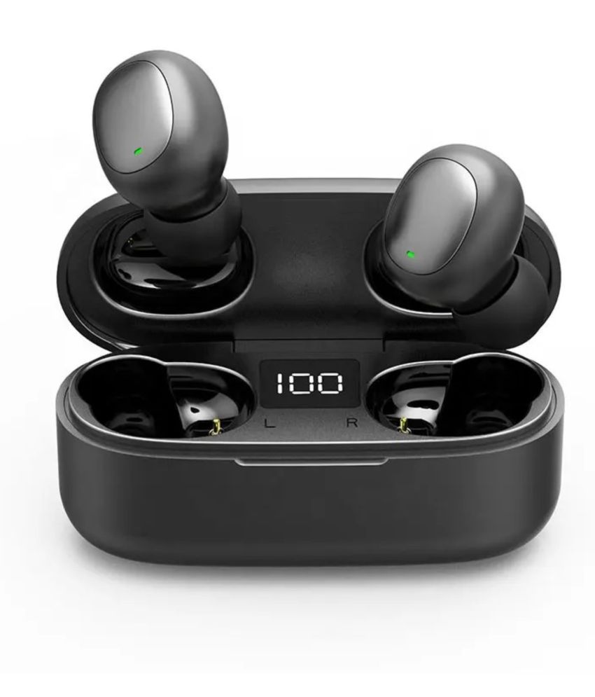 VEhop AirBuds In Ear True Wireless (TWS) 20 Hours Playback IPX4(Splash & Sweat Proof) Powerfull bass,Fast charging -Bluetooth V 5.0 Black