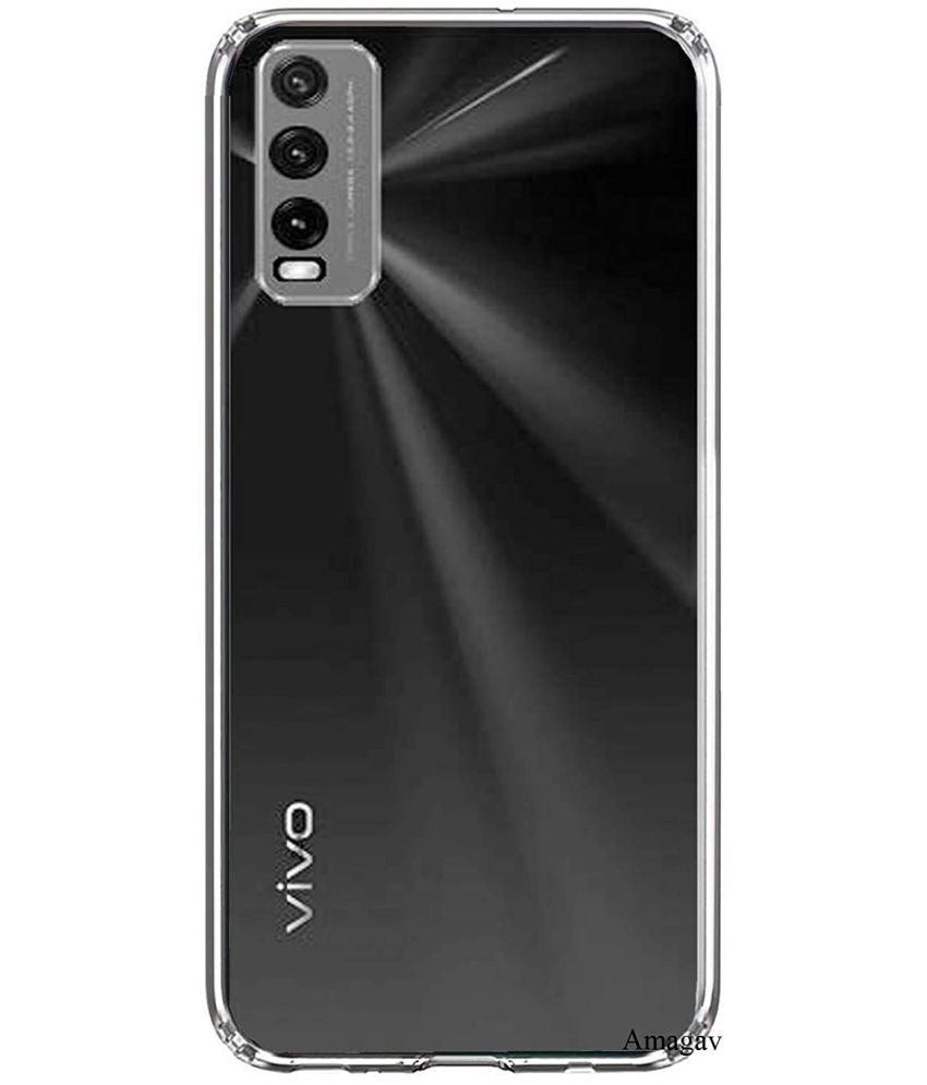     			ZAMN - Transparent Silicon Silicon Soft cases Compatible For Vivo Y20 ( Pack of 1 )