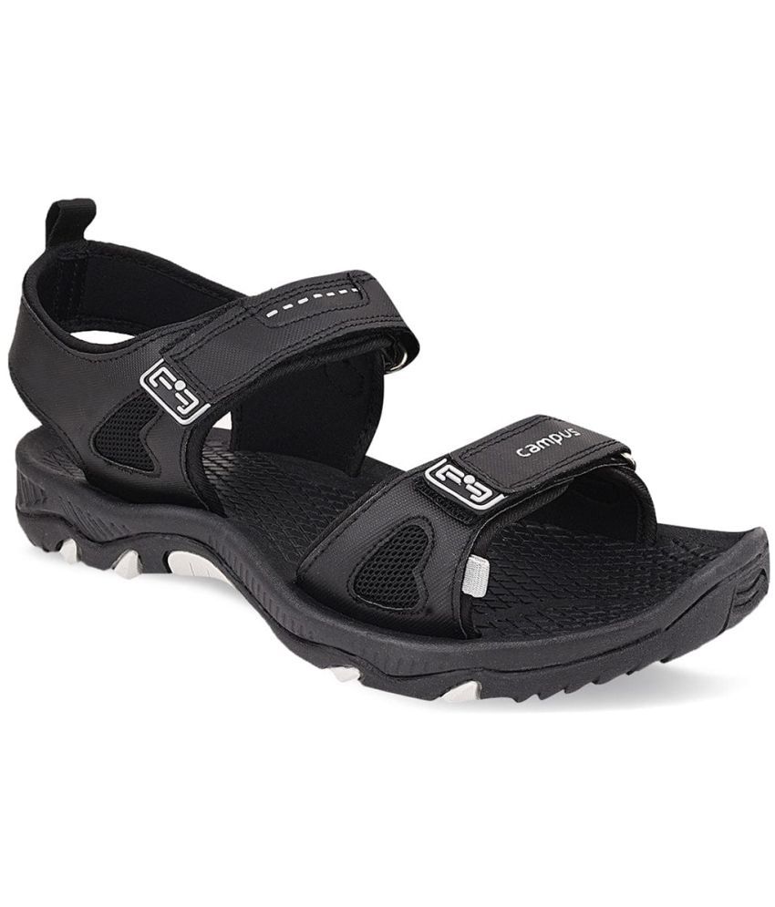     			Campus - Black Men's Sandals