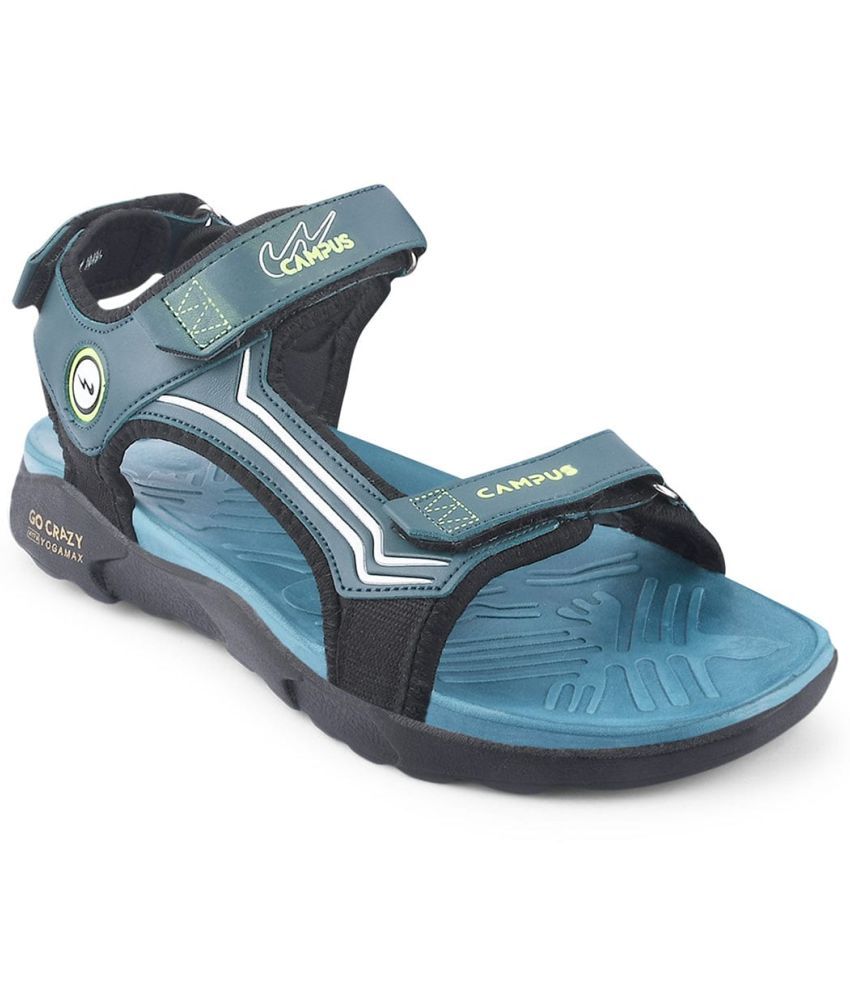     			Campus - DarkGreen Men's Floater Sandals