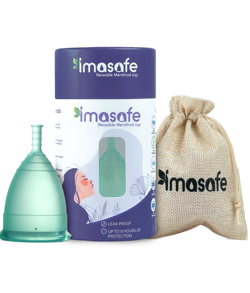     			Imasafe - Silicone Reusable Menstrual Cup Medium ( Pack of 1 )