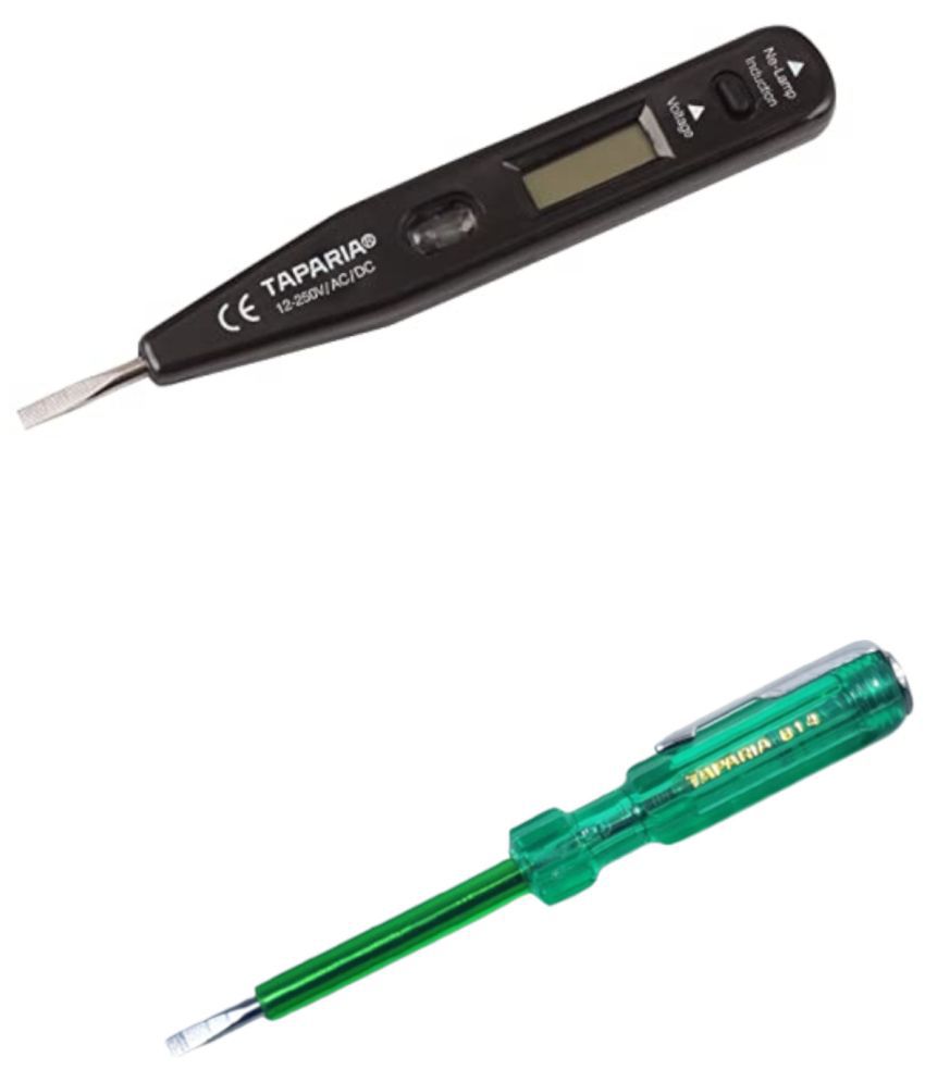     			TAPARIA set of 2 hand tool combo (Digital Tester MDT82/Green Tester 814)