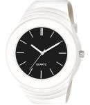 EMPERO - White PU Analog Men's Watch