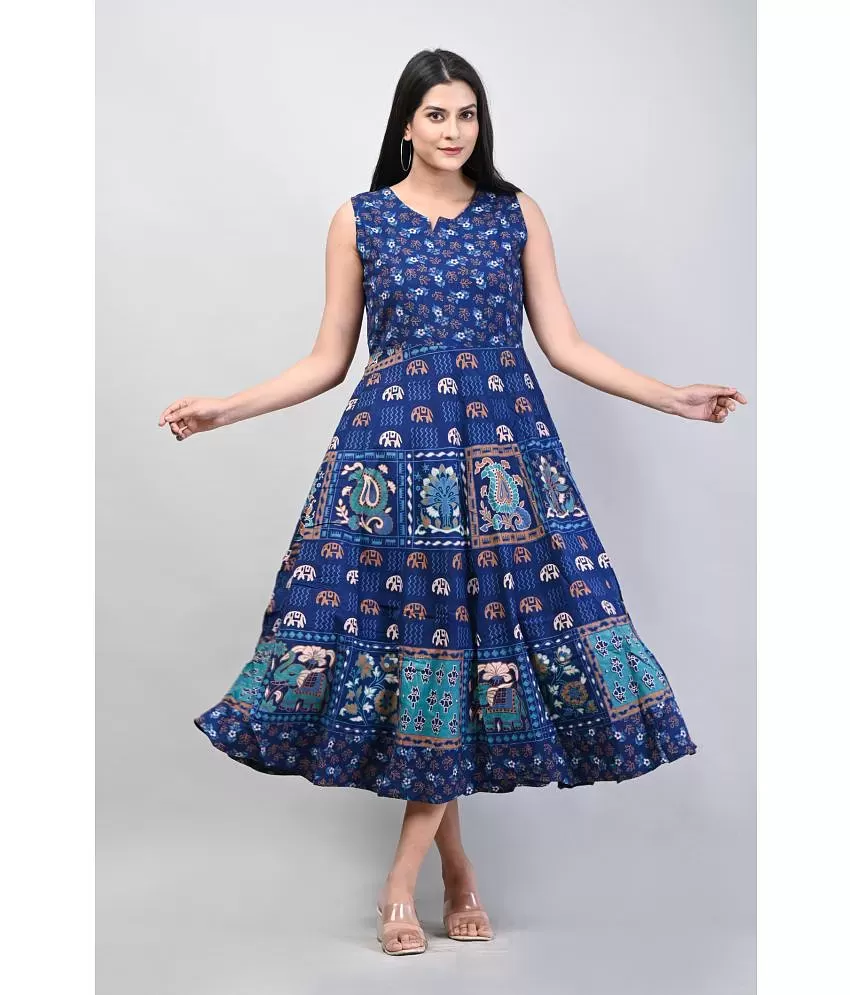 Buy online Women's Fit & Flare Floral Dress from western wear for Women by  Satinostitch for ₹799 at 50% off | 2024 Limeroad.com