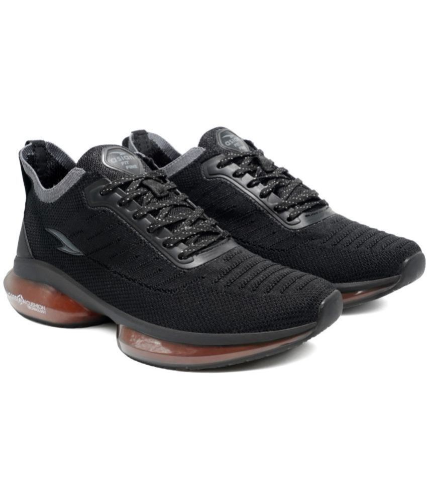     			ASIAN - CARBON-03 Black Men's Sports Running Shoes