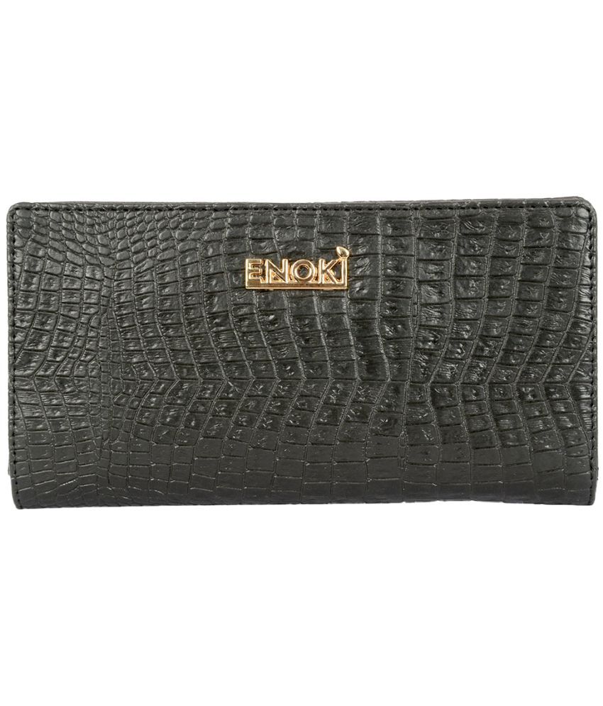     			Enoki - Faux Leather Black Women's Regular Wallet ( Pack of 1 )