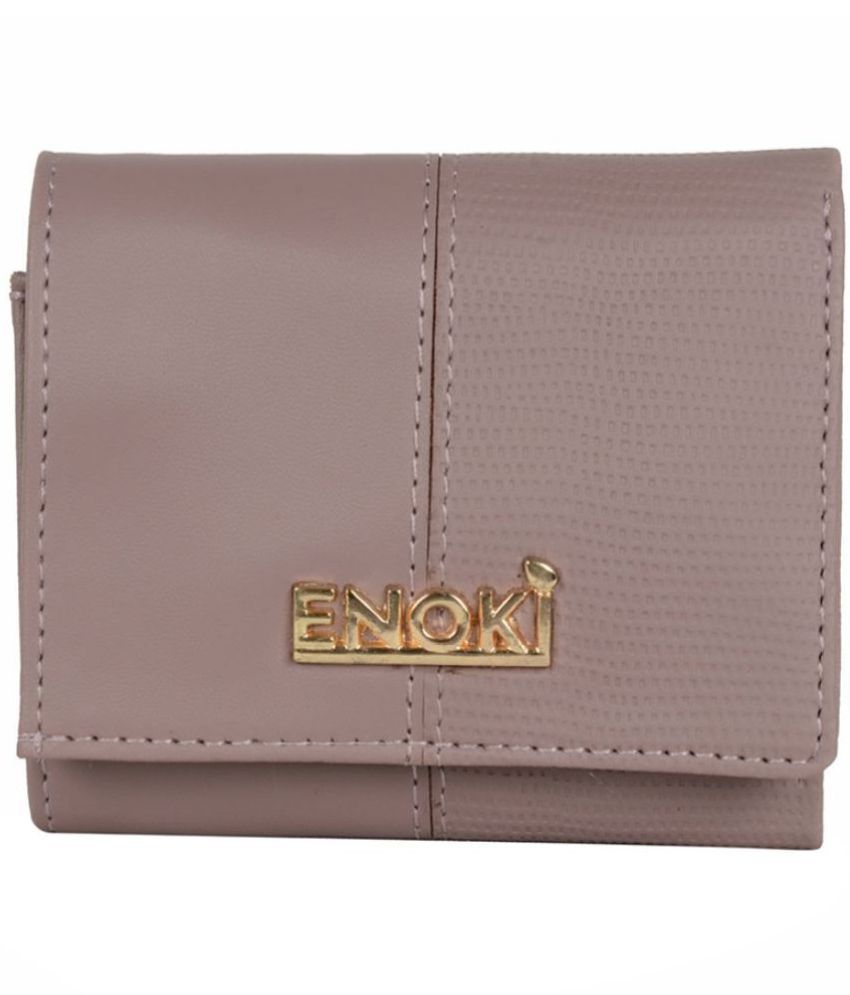     			Enoki - Faux Leather Purple Women's Regular Wallet ( Pack of 1 )