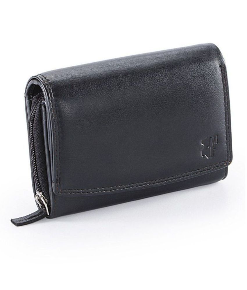     			Ft - Leather Black Women's Regular Wallet ( Pack of 1 )